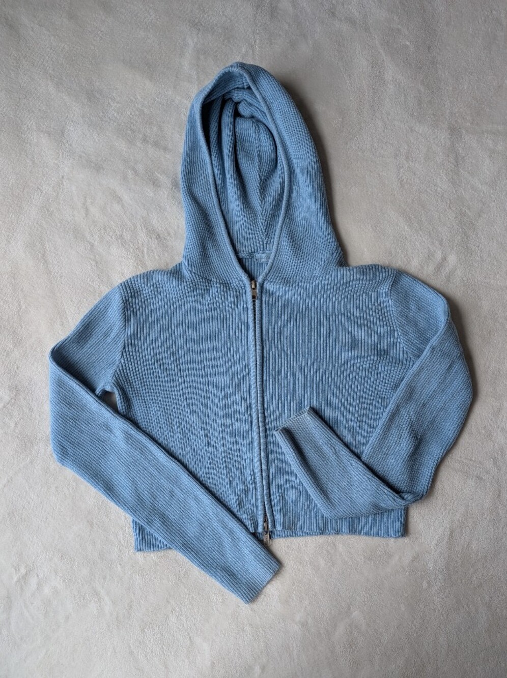 brandy blue ribbed zip up
